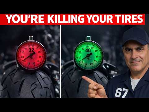 STOP Setting your Motorcycle Tire Pressure to 40 PSI! (You're Destroying Your Bike)