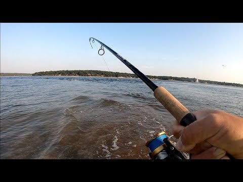 Shore Fishing for Fluke on the North Shore - Long Island NY