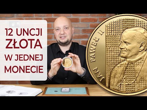 The largest Polish gold coin! 200,000 złoty John Paul II. Exactly 12 ounces of pure gold!