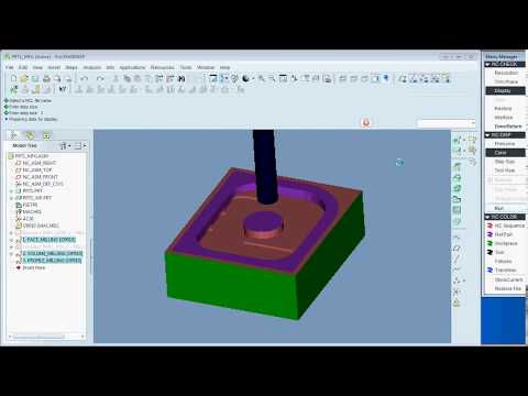 CNC Part Programming using ProE - Part 6