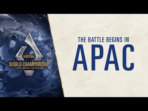 APAC | World Championship Last Chance Qualifier