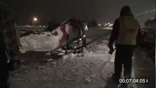 preview picture of video '12/30/2010 Fergus Falls, MN Blizzard Conditions Stock Video'