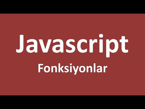 Javascript Fonksiyon Kullanımı