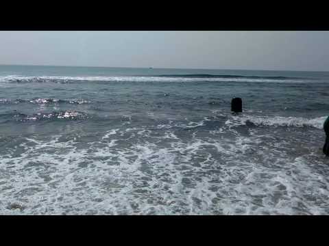 Dwarka seashore and shivling