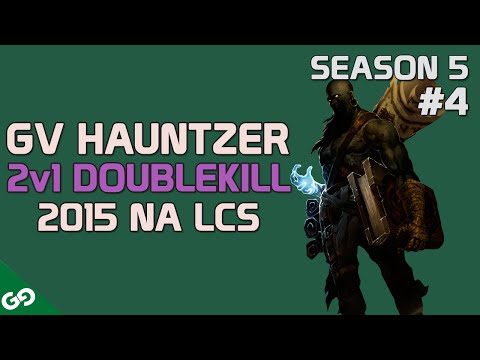 GV Hauntzer Ryze 2vs1 ft Team's Liquid Piglet and Quas - TL vs GV - 2015 NA LCS Highlight