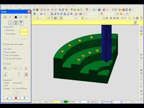 Mastercam Interface Introduction CD - Verify on a Solid Model