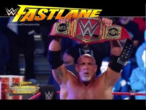 Goldberg vs Kevin owens wwe fastlane 2017 full match