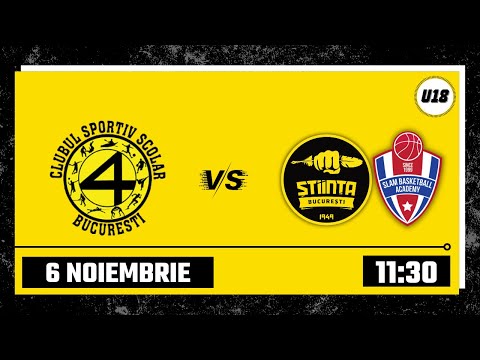 LIVE 🏀 CN U18M CSS 4 București - CSU Știința București
