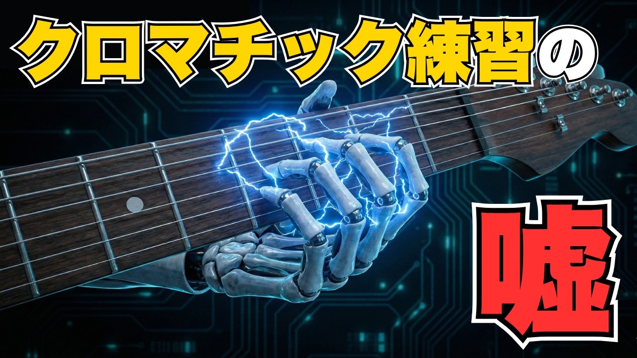 練習するほど指が動かなくなる?脳のバグを修正する「真のクロマチック練習」