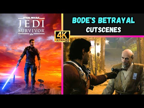 STAR WARS Jedi Survivor 💔 Bode Akuna Betrays Cal Kestis | Shocking Plot Twist 😎 Cutscenes | 4K