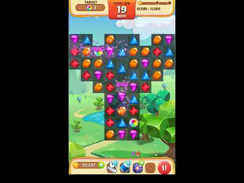 Jewel Match King Level 528 - Walkthrough ( No Booster )