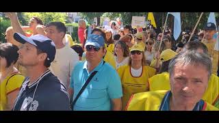 Protestul Profesorilor Mureșeni 30.05.2023 Sindicatul din Educație ”Spiru Haret” și FSLI Mureș
