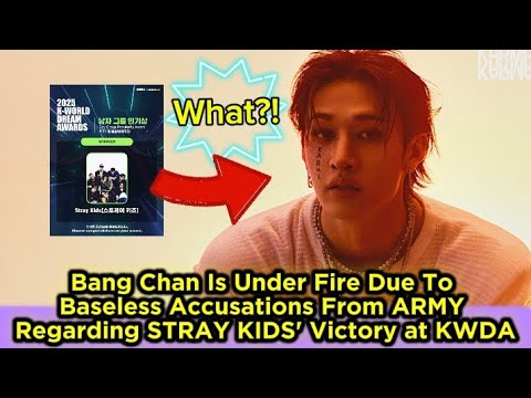 Bang Chan Is Under Fire Due To Baseless Accusations From ARMY Regarding STRAY KIDS' Victory at KWDA