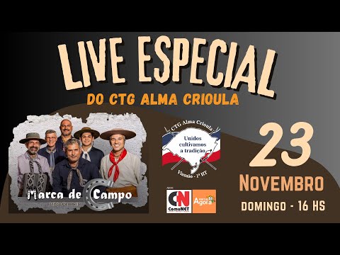 Live Especial com Marca de Campo
