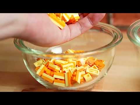 Lego Orange Marmalade - Lego In Real Life 13 / Stop Motion Cooking & ASMR