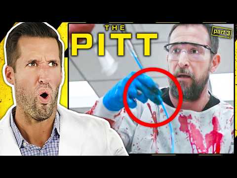 ER Doctor REACTS to Most Realistic Medical TV Show #3 | The Pitt