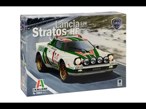 СБОРНАЯ МОДЕЛЬ АВТОМОБИЛЬ LANCIA STRATOS HF 1:24 ITALERI (3654)