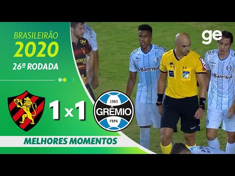 SPORT 1 X 1 GRÊMIO | MELHORES MOMENTOS | 26ª RODADA BRASILEIRÃO 2020 | ge.globo