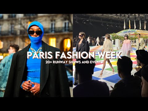 PFW MENS FW23 VLOG | CASABLANCA, KIDSUPER, CHRISTIAN LOUBOUTIN, | 20+ Shows, Events, and BTS