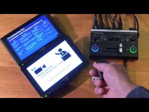 Wireless Remote Control of Roland V-02HD