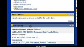 Blackboard Learn 9 Home Page-TAMUK