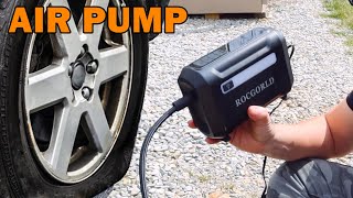 Rocgorld Air Pump Inflator for Tires Balls and Rafts