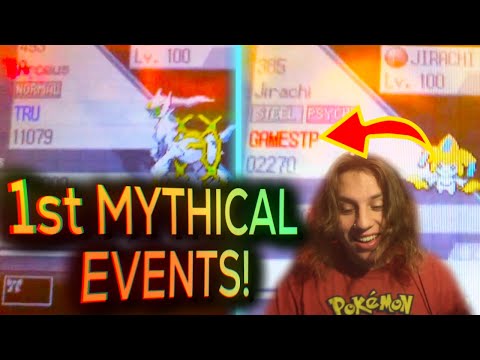Exploring my 10 YEAR OLD Pokemon BLACK Save File! Mystery Gift Arceus, Jirachi, Darkrai & More:)
