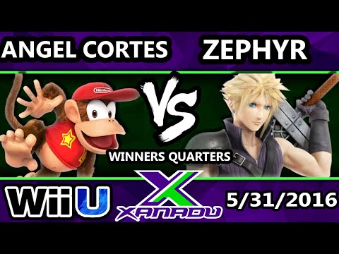 S@X 152 - Angel Cortes (Diddy) Vs. Zephyr (Cloud) SSB4 Winners Quarters - Smash Wii U - Smash 4