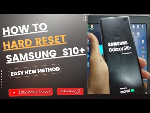 Samsung S10+ Hard Reset,PIN,Pattern, password Unlock without PC