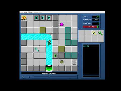 CCLP4 level 24 solution - 387 seconds