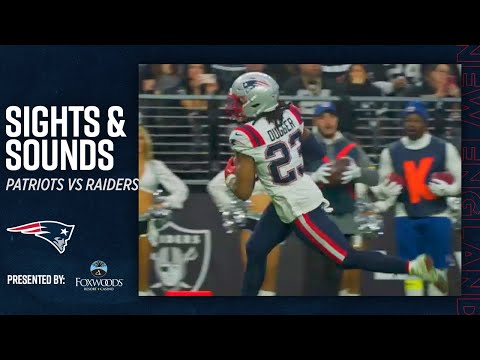 Sights & Sounds from the New England Patriots vs. Las Vegas Raiders | NFL Week 15