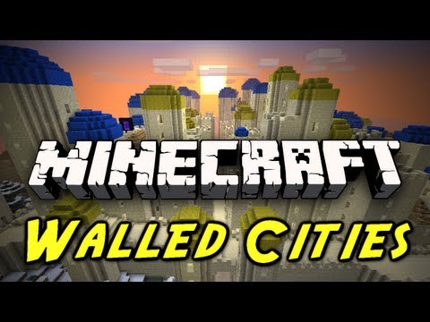 Minecraft Mod Showcase: Walled Cities Mod! (GIANT CITIES, UNDERGROUND LABYRINTHS, RUINS!)