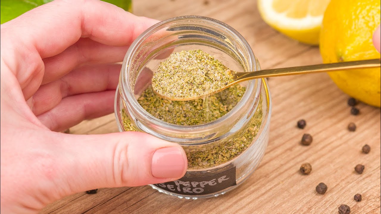 LEMON PEPPER CASEIRO COMO FAZER ESSE TEMPERO SECO DELICIOSO | Cook'n Enjoy 1314