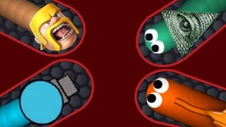 NEW Clash Of Clans Skin - Brand New Slither.io Clash Of Clans Skin - 30K+ Trolls & Traps Gameplay!