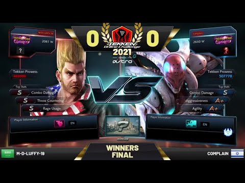 M-D-LUFFY-19 (Paul) vs. Complain (Yoshimitsu) - TOC 2021 - Middle East Regional Finals - WF