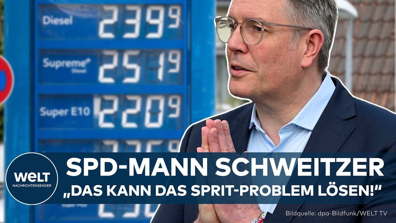 SPRIT-WAHNSINN: "Das kann das Problem lösen!" – SPD-Politiker Schweitzer sieht nur einen Weg