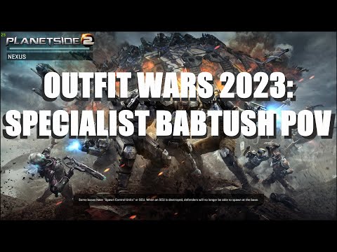 Planetside 2 Outfit Wars 2023 - 2RAF on Emerald (Specialist Babtush POV)