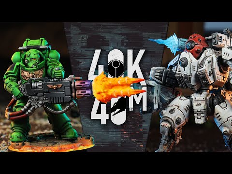 Deadly T'au vs Fired Up Salamanders. Fire vs Power. Warhammer 40k in 40m