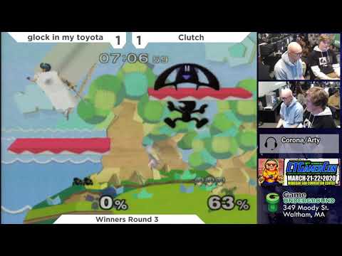 Mass Madness 32 SSBM - glock in my toyota (Mr. Game & Watch) vs. Clutch (Marth) - Melee WR3