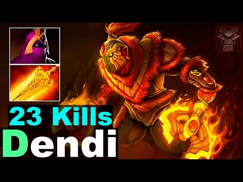 Dendi Ember Spirit 7.02 Radiance 23 Kills | pro Gameplay | Highlights — Dota 2 (2017)