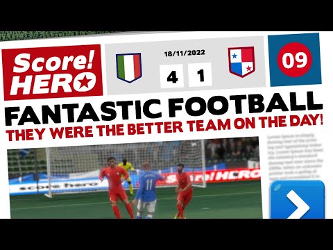 Score! Hero 2023 - World Hero - Level 9 - Italy Vs. Panama
