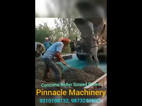 Concrete Roller Screed Paver
