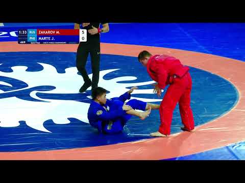 1/2 Men's GP Gi - 58 kg: M. ZAKAROV (RUS) v. J. MARTE (PHI)