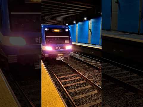 TREN ALSTOM X'TRAPÓLIS 100, arribando a la Estación Miramar #tren #viñadelmar #train #trenesdechile