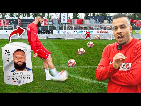 WIE gut ist ein PROFI FUSSBALLER?!🤔 Fussball Challenge mit LIRIDON KRASNIQI🔥