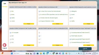 Exam Management System using C# , SQL Server and Gemini AI. Quiz App