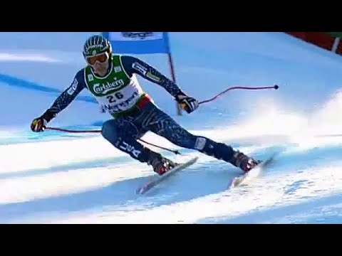 Bode Miller wins downhill (Wengen 2007)