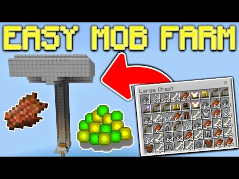 How To Make a Mob Farm In Minecraft Bedrock 1.19+