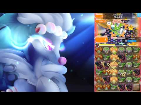 Pokémon Shuffle - Primarina lvl 100 (bad luck) [Escalation Battle]