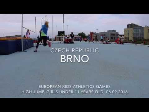 EKAG 2016. European Kids Athletics Games. High Jump. Girls 11 and under.